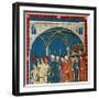 Procession of the Notaries Through the Streets of Perugia for the Feast of Candlemas-null-Framed Giclee Print