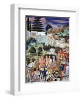 Procession of the Oldest King, 1459-60-Benozzo di Lese di Sandro Gozzoli-Framed Giclee Print