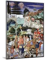 Procession of the Oldest King, 1459-60-Benozzo di Lese di Sandro Gozzoli-Mounted Giclee Print