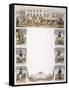 Procession of the Prince Regent, 1814-null-Framed Stretched Canvas