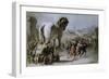 Procession of the Trojan Horse into Troy-Giovanni Battista Tiepolo-Framed Giclee Print