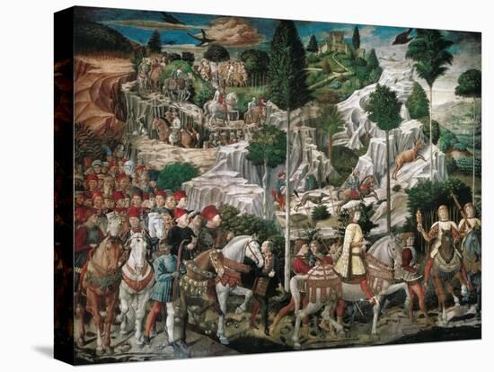 Procession of the Youngest King-Gozzoli Benozzo-Stretched Canvas