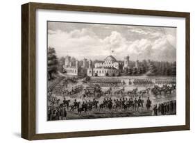 Procession of Tsar Nicholas I into Dormition Cathedral-null-Framed Giclee Print