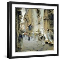 Procession on Good Friday, 1895-Francesco Paolo Michetti-Framed Giclee Print