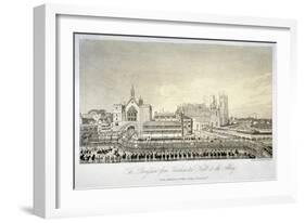 Procession Outside Westminster Hall, London, 1821-W Read-Framed Giclee Print