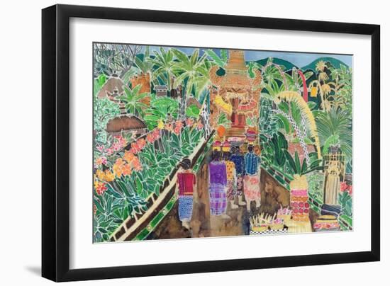 Procession, Peliatan, Bali, 1996-Hilary Simon-Framed Giclee Print