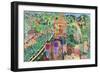 Procession, Peliatan, Bali, 1996-Hilary Simon-Framed Giclee Print