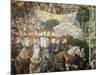 Procession Showing Cosimo the Elder, Detail from the Procession of the Magi-Benozzo Gozzoli-Mounted Giclee Print