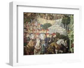 Procession Showing Cosimo the Elder, Detail from the Procession of the Magi-Benozzo Gozzoli-Framed Giclee Print