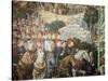 Procession Showing Cosimo the Elder, Detail from the Procession of the Magi-Benozzo Gozzoli-Stretched Canvas