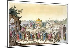 Procession to a Taoist traditional wedding, China, c1820-1839-Giovanni Bigatti-Mounted Giclee Print