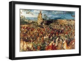 Procession to Cavalry - Complete-Pieter Breughel the Elder-Framed Art Print