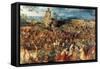 Procession to Cavalry - Complete-Pieter Breughel the Elder-Framed Stretched Canvas