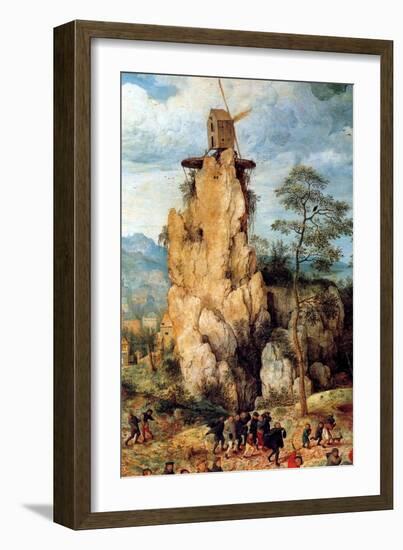 Procession to Cavalry - Detail-Pieter Breughel the Elder-Framed Art Print