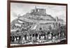 Procession to Hambach Castle on 27th May 1832-null-Framed Giclee Print