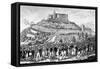 Procession to Hambach Castle on 27th May 1832-null-Framed Stretched Canvas