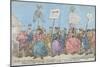 Procession to the Hustings after a Successful Canvass-James Gillray-Mounted Giclee Print