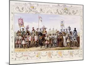 Procession to the Lists, 1843-James Henry Nixon-Mounted Giclee Print