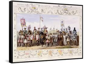 Procession to the Lists, 1843-James Henry Nixon-Framed Stretched Canvas