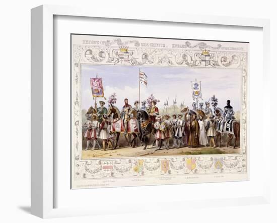 Procession to the Lists, 1843-James Henry Nixon-Framed Giclee Print