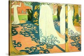 Procession under the Trees, 1892-Maurice Denis-Stretched Canvas
