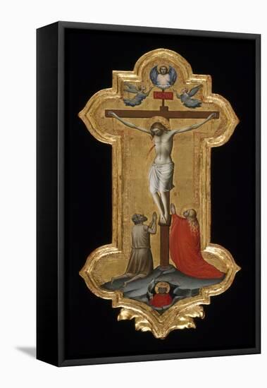 Processional Cross, 1392-95-Lorenzo Monaco-Framed Stretched Canvas