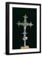 Processional Cross, Marked Noe M.Guenca, circa 1575-1600 (Silver Parcel Gilt on a Wooden Base)-null-Framed Giclee Print