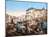 Processione Sul Canal Grande, Venice-null-Mounted Premium Giclee Print