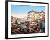 Processione Sul Canal Grande, Venice-null-Framed Giclee Print