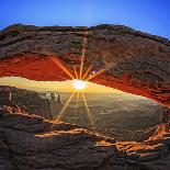 Famous Sunrise at Mesa Arch in Canyonlands National Park, Utah, USA-prochasson frederic-Photographic Print