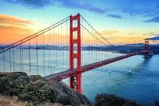 Horizontal View of Golden Gate Bridge-prochasson-Photographic Print