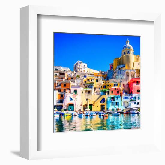 Procida Island Naples - Italy-null-Framed Art Print