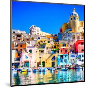 Procida Island Naples - Italy-null-Mounted Art Print