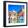 Procida Island Naples - Italy-null-Framed Art Print