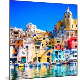 Procida Island Naples - Italy-null-Mounted Art Print