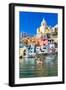 Procida, La Corricella Harbour. Campania, Italy.-Francesco Riccardo Iacomino-Framed Photographic Print