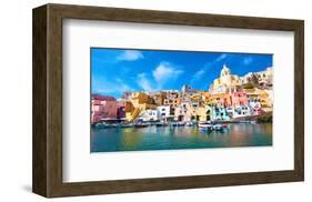 Procida MediterraneanSea Italy-null-Framed Art Print