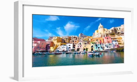 Procida MediterraneanSea Italy-null-Framed Art Print