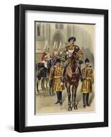 Proclaiming George V King of England, 1910-Henry Payne-Framed Giclee Print