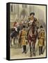 Proclaiming George V King of England, 1910-Henry Payne-Framed Stretched Canvas