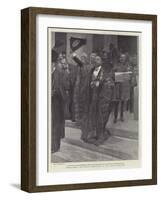 Proclaiming the King's Coronation at the Royal Exchange-Frank Craig-Framed Giclee Print