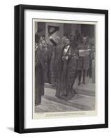 Proclaiming the King's Coronation at the Royal Exchange-Frank Craig-Framed Giclee Print