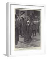 Proclaiming the King's Coronation at the Royal Exchange-Frank Craig-Framed Giclee Print