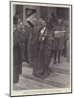 Proclaiming the King's Coronation at the Royal Exchange-Frank Craig-Mounted Giclee Print