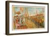 Proclaiming Victoria Empress of India-Delhi- 1 January 1877-English School-Framed Giclee Print