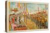 Proclaiming Victoria Empress of India-Delhi- 1 January 1877-English School-Stretched Canvas