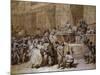 Proclamation at Convention in Paris of Abolition of Slavery-Nicolas Andre Monsiau-Mounted Giclee Print