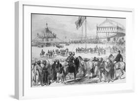 Proclamation Ceremonies for Queen Victoria-null-Framed Giclee Print