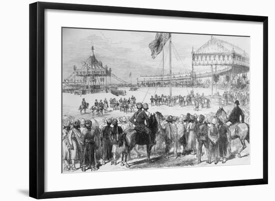 Proclamation Ceremonies for Queen Victoria-null-Framed Giclee Print