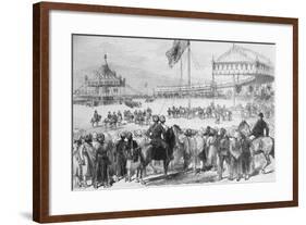 Proclamation Ceremonies for Queen Victoria-null-Framed Giclee Print